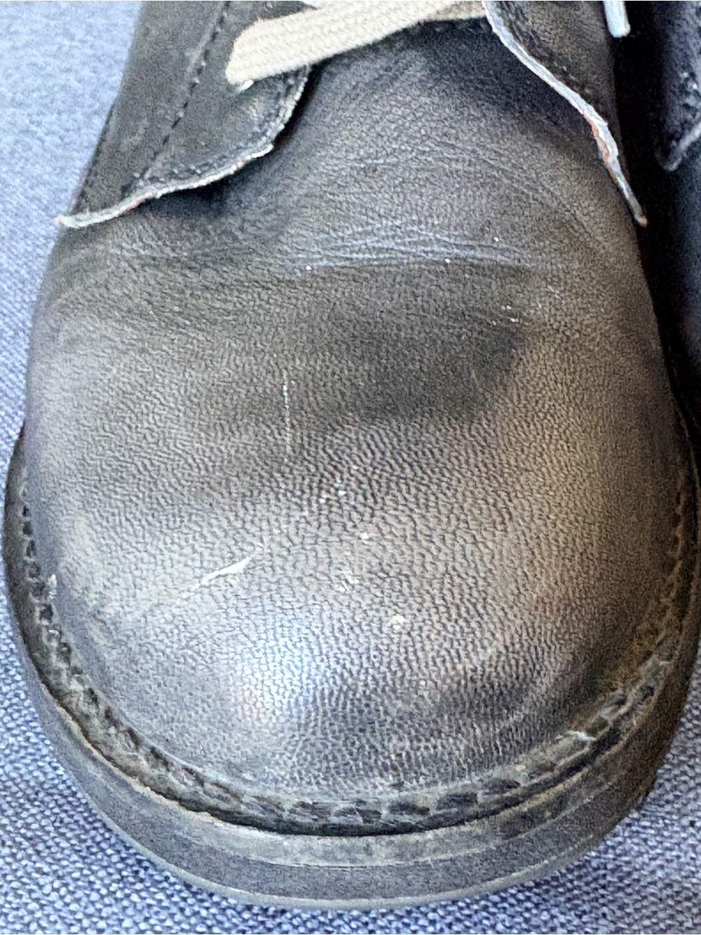 MIA Heritage Fatina Distressed Leather Combat Boots - Picture 10 of 16
